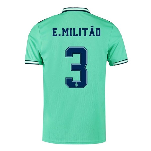 Trikot Real Madrid NO.3 E.Militão Ausweich 2019-20 Grün Fussballtrikots Günstig